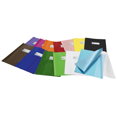 Coprimaxi GreenLine - c/alette - PVC - 220 mic - 21 x 30 cm - lucido coprente - verde - Colorosa